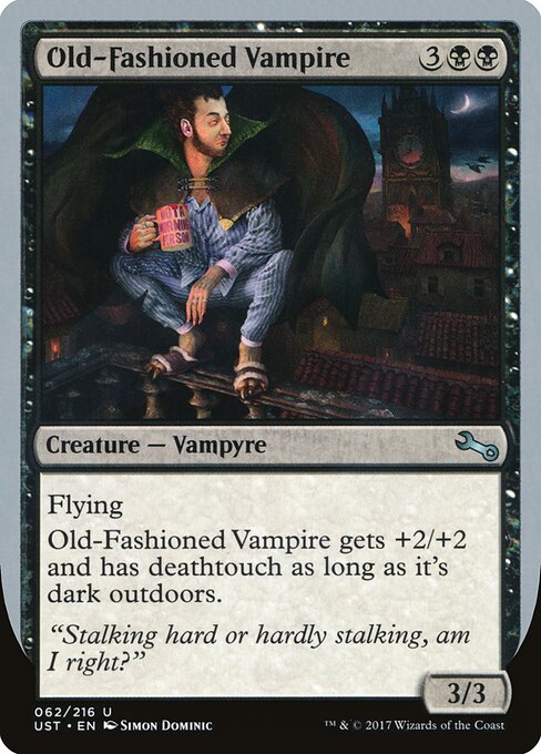 Old-Fashioned Vampire - Unstable Magic card