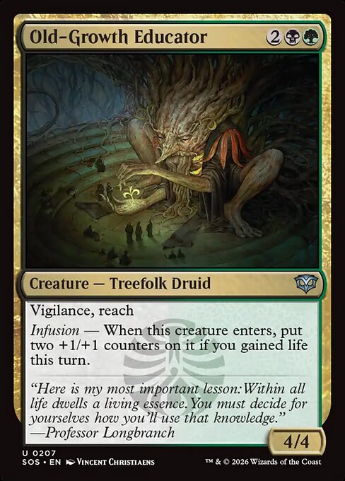 Old-Growth Educator - Secrets of Strixhaven Magic card