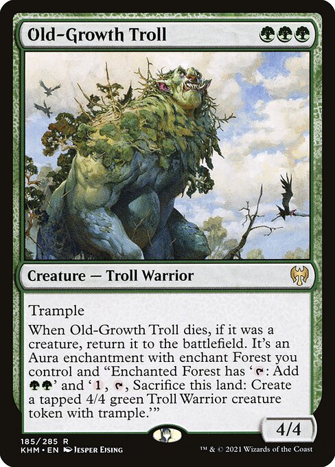 Old-Growth Troll - Kaldheim Magic card