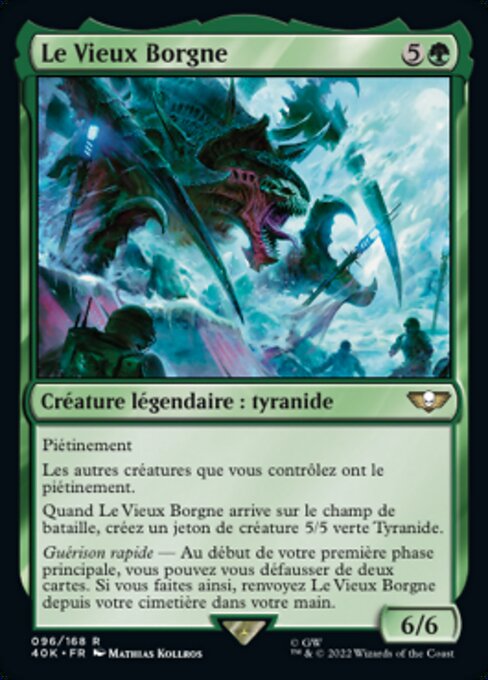 Le Vieux Borgne (Old One Eye) - Warhammer 40,000 Commander (#96) - Illustrated by Mathias Kollros - Magic: The Gathering Card