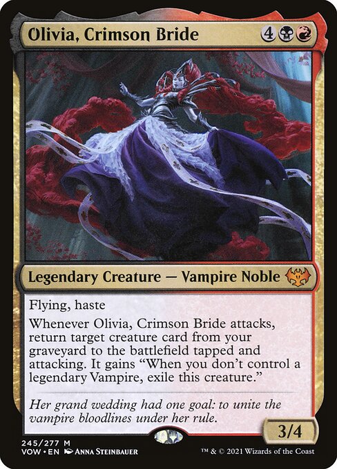 Olivia, Crimson Bride - Innistrad: Crimson Vow Magic card