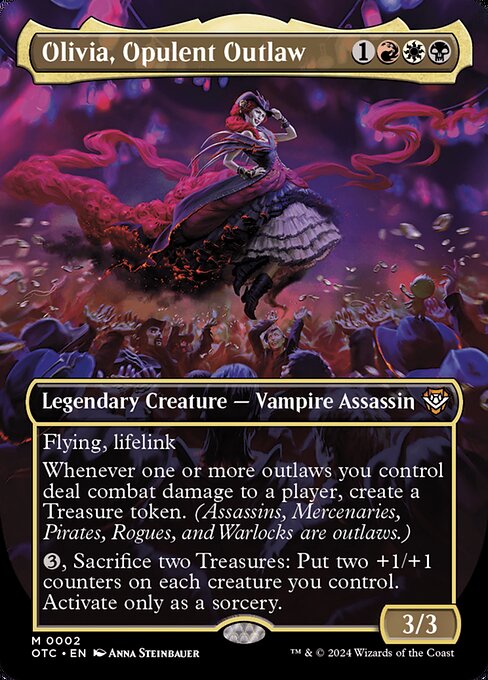 Olivia, Opulent Outlaw - Outlaws of Thunder Junction Commander Magic card