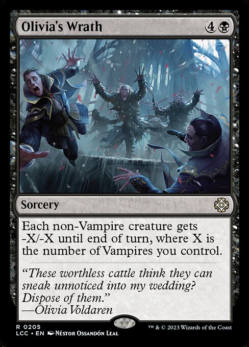 Olivia's Wrath - The Lost Caverns of Ixalan Commander Magic card