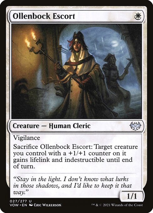 Ollenbock Escort - Innistrad: Crimson Vow (#27) - Illustrated by Eric Wilkerson - Magic: The Gathering Card