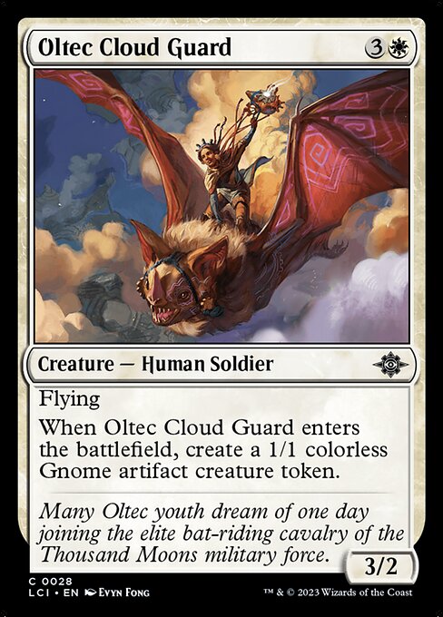 Nimboguardia Oltec (Oltec Cloud Guard) - The Lost Caverns of Ixalan (#28) - Illustrated by Evyn Fong - Magic: The Gathering Card