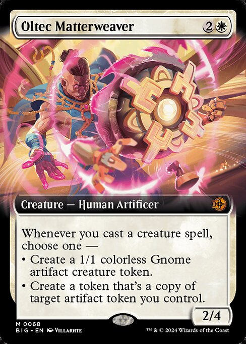Oltec Matterweaver - The Big Score (#68) - Illustrated by Villarrte - Magic: The Gathering Card