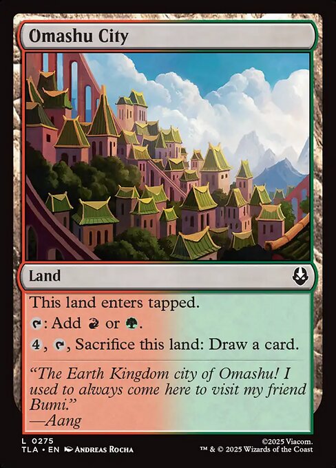 Omashu City - Avatar: The Last Airbender Magic card
