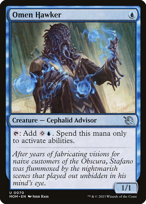 Omen Hawker - March of the Machine Magic card