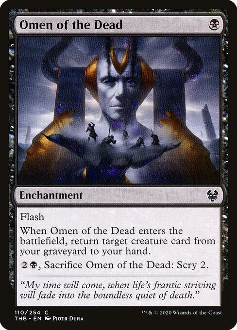 Omen of the Dead - Theros Beyond Death Magic card