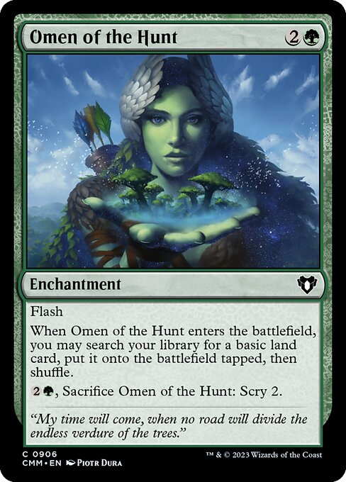 Omen of the Hunt - Commander Masters Magic card