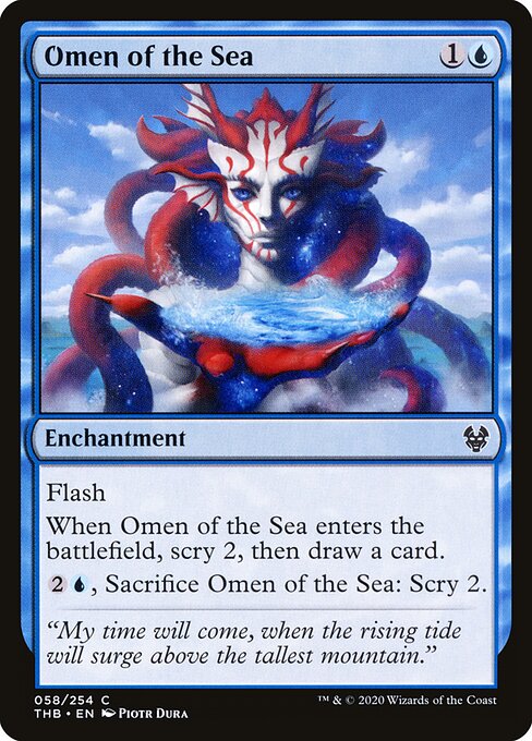 Omen of the Sea - Theros Beyond Death Magic card