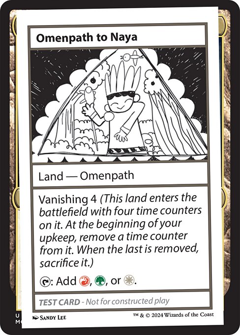 Omenpath to Naya - Mystery Booster 2 (#616) - Illustrated by Sandy Lee - Magic: The Gathering Card