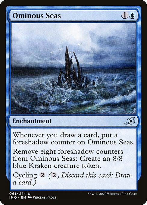Ominous Seas - Ikoria: Lair of Behemoths (#61) - Illustrated by Vincent Proce - Magic: The Gathering Card