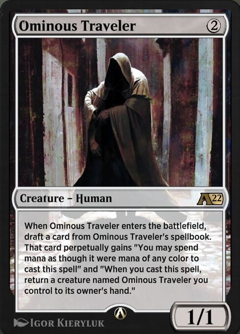 Ominous Traveler - Alchemy: Innistrad Magic card