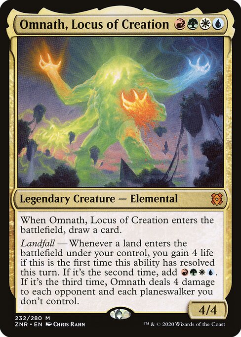 Omnath, Locus of Creation - Zendikar Rising Magic card