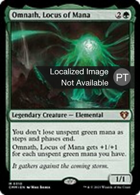 Omnath, der Sammelpunkt des Manas (Omnath, Locus of Mana) - Commander Masters (#680) - Illustrated by Alex Dos Diaz - Magic: The Gathering Card