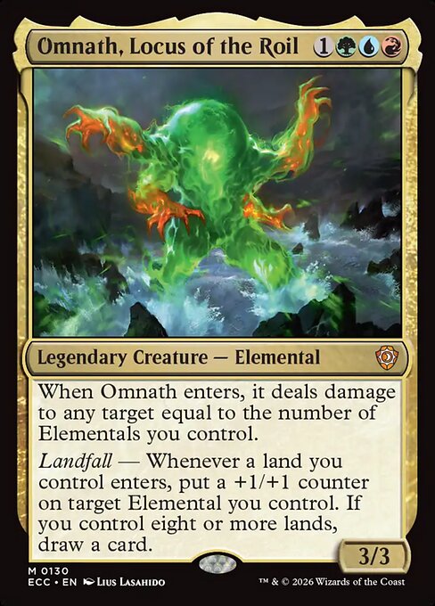 Omnath, Locus of the Roil - Lorwyn Eclipsed Commander Magic card
