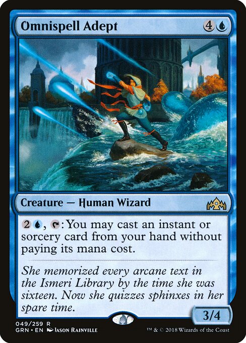 Omnispell Adept - Guilds of Ravnica Magic card