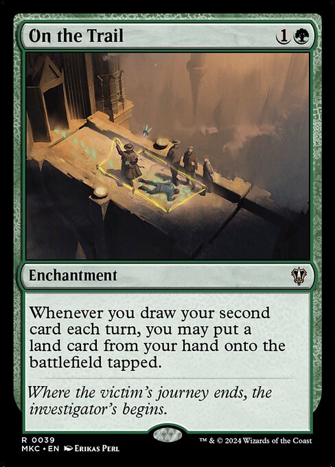 On the Trail - Murders at Karlov Manor Commander Magic card