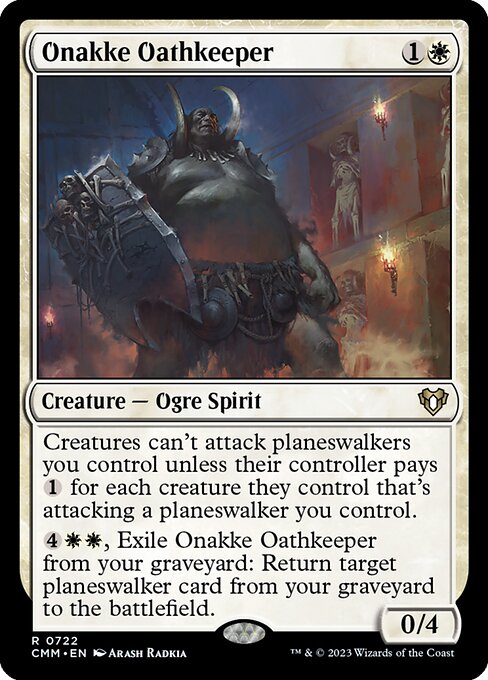 Onakke Oathkeeper - Commander Masters Magic card