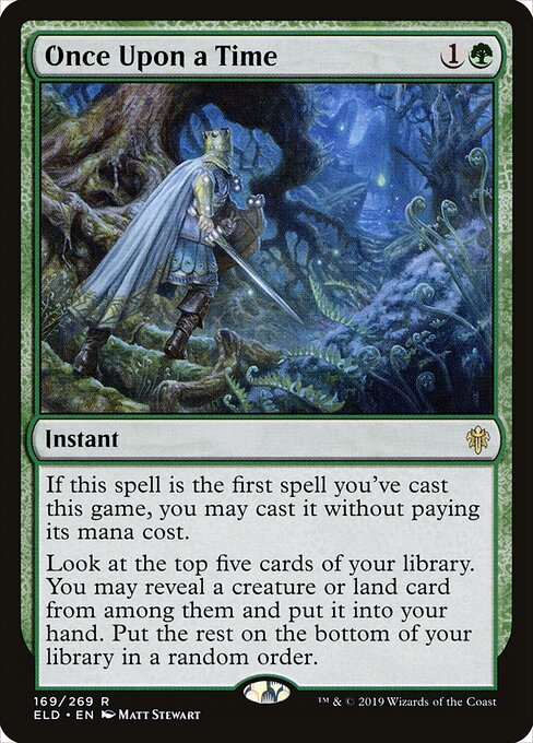 Once Upon a Time - Throne of Eldraine Magic card