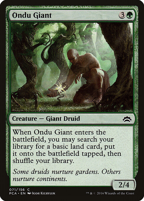 Ondu Giant - Planechase Anthology Magic card