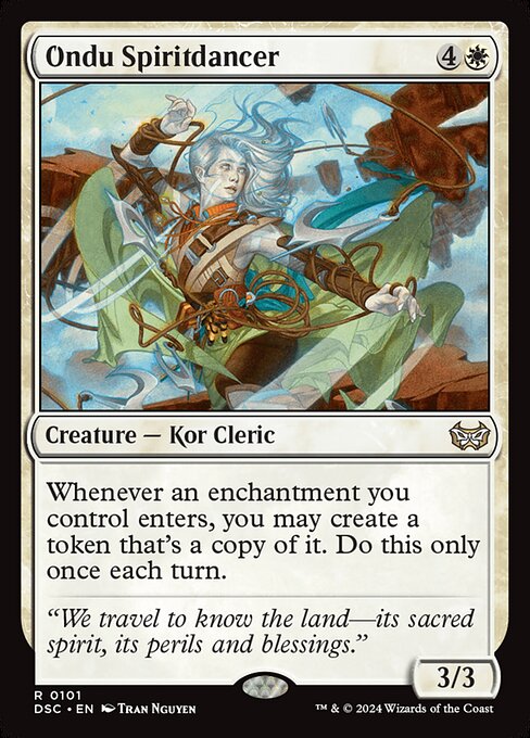 Ondu Spiritdancer - Duskmourn: House of Horror Commander Magic card