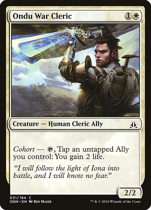 Ondu War Cleric - Oath of the Gatewatch Magic card
