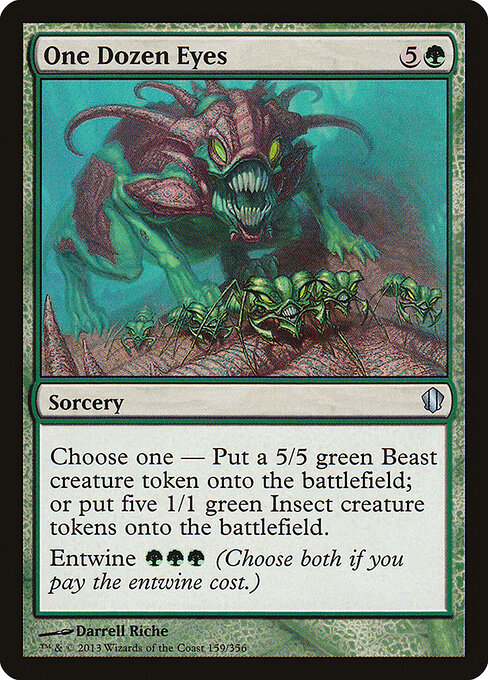 One Dozen Eyes - Commander 2013 Magic card