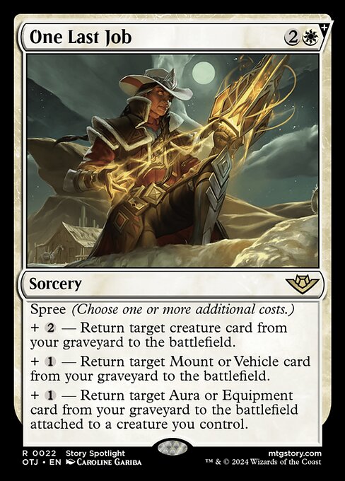 One Last Job - Outlaws of Thunder Junction Magic card