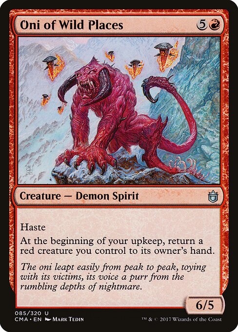 Oni of Wild Places - Commander Anthology (#85) - Illustrated by Mark Tedin - Magic: The Gathering Card
