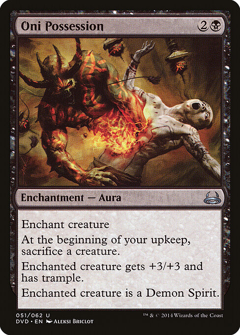 Oni Possession - Duel Decks Anthology: Divine vs. Demonic Magic card