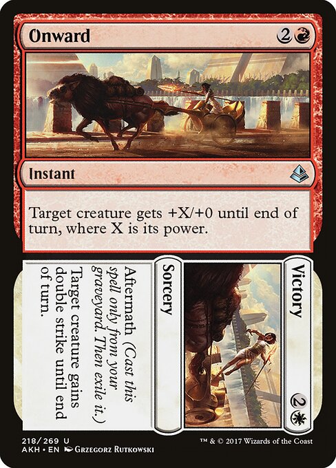 Onward // Victory - Amonkhet Magic card