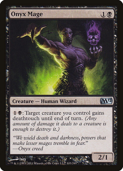 Onyx Mage - Magic 2012 Magic card