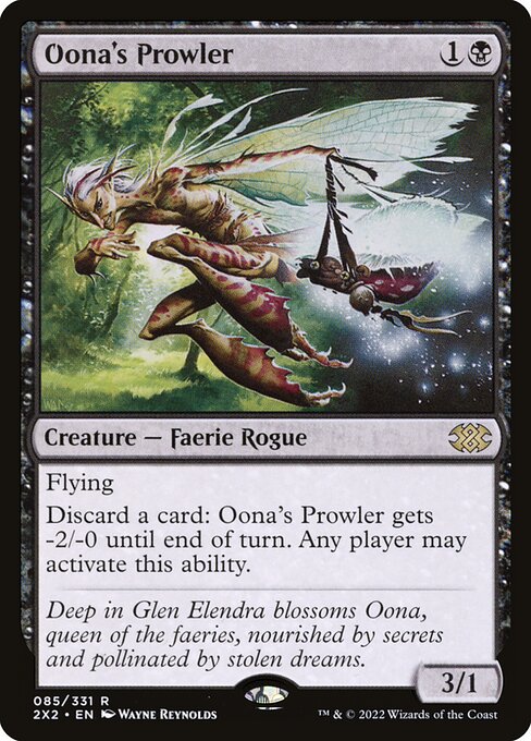 Oona's Prowler - Double Masters 2022 Magic card