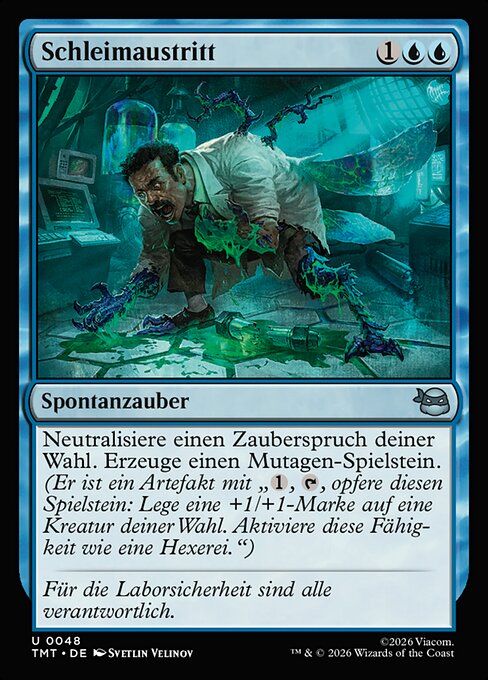 Derrame de ooze (Ooze Spill) - Teenage Mutant Ninja Turtles (#48) - Illustrated by Svetlin Velinov - Magic: The Gathering Card
