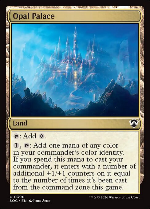 Opal Palace - Secrets of Strixhaven Commander Magic card