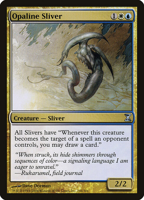 Opaline Sliver - Time Spiral Magic card