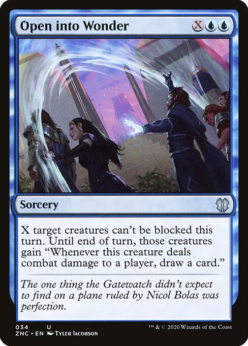 Open into Wonder - Zendikar Rising Commander Magic card