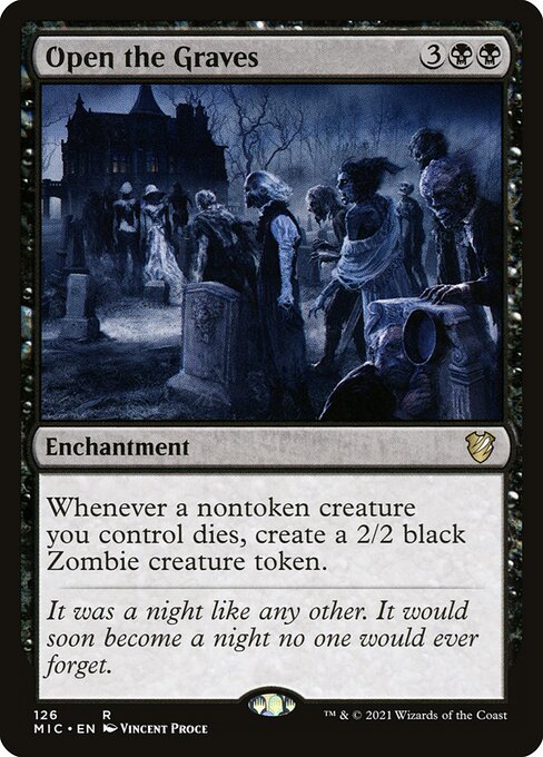 Open the Graves - Midnight Hunt Commander Magic card