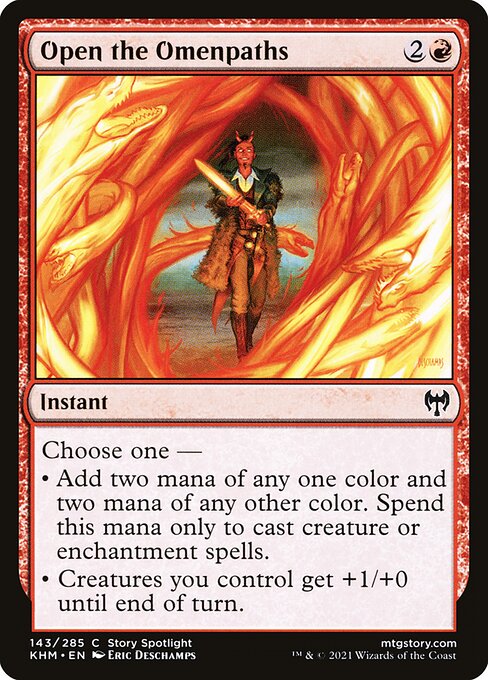 Open the Omenpaths - Kaldheim Magic card