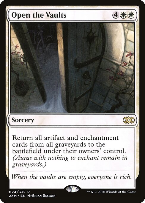 Open the Vaults - Double Masters Magic card
