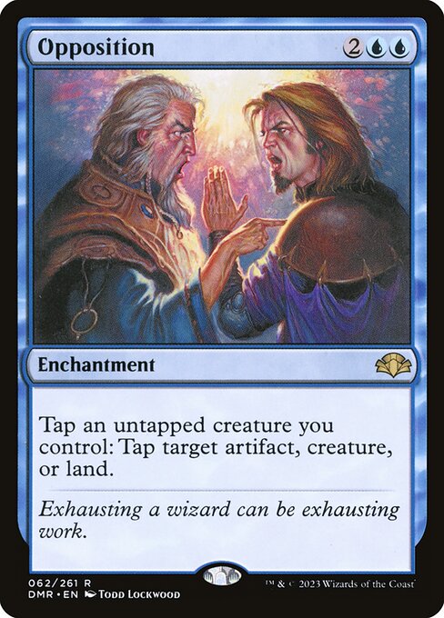 Opposition - Dominaria Remastered Magic card