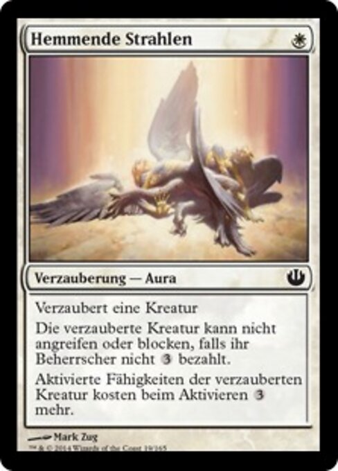 Raios Opressores (Oppressive Rays) - Magic 2015 (#21) - Illustrated by Mark Zug - Magic: The Gathering Card