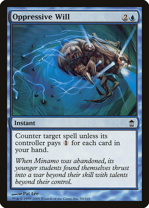 Oppressive Will - Saviors of Kamigawa Magic card