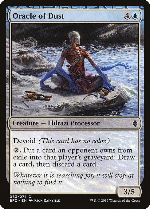 Oracle of Dust - Battle for Zendikar Magic card