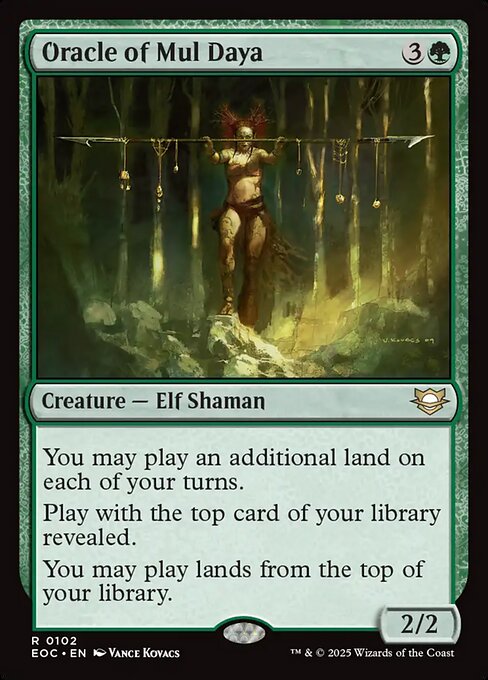 Oracle of Mul Daya - Edge of Eternities Commander Magic card