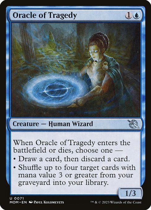 Oracle of Tragedy - March of the Machine Magic card