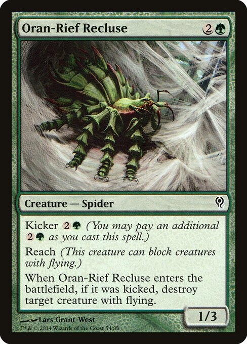 Oran-Rief Recluse - Duel Decks: Jace vs. Vraska (#54) - Illustrated by Lars Grant-West - Magic: The Gathering Card