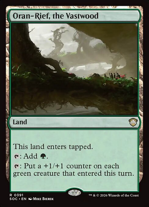 Oran-Rief, the Vastwood - Secrets of Strixhaven Commander Magic card